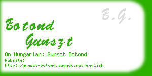 botond gunszt business card